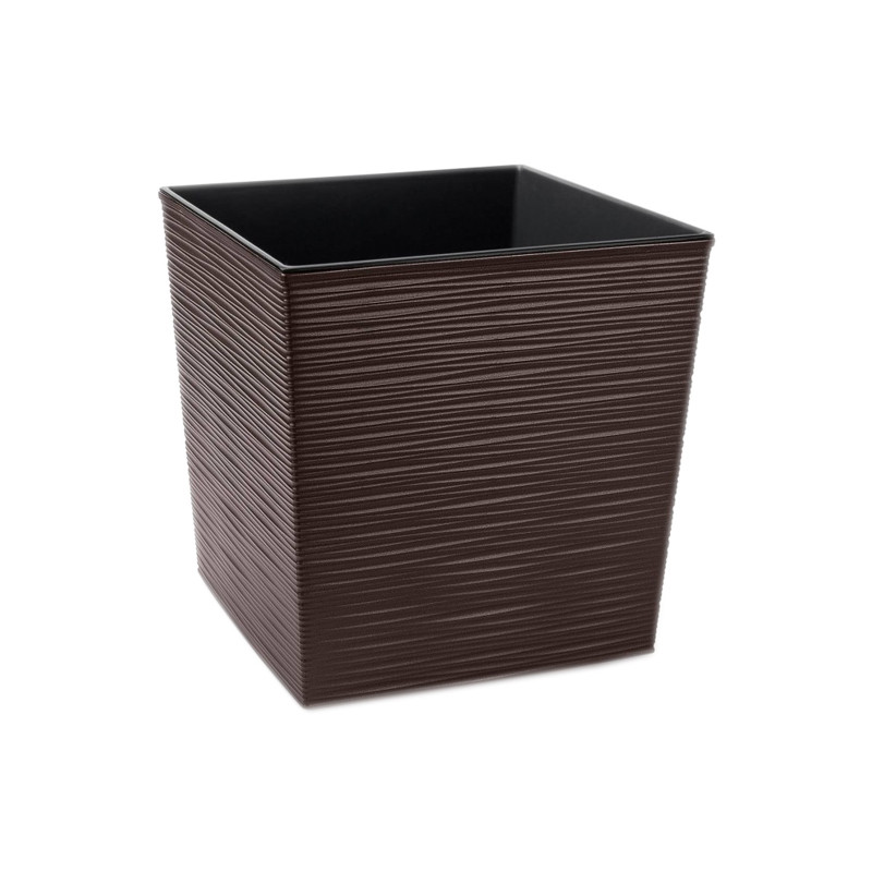 Горщик терасний Ламела Юка Долото 25 см з вкладом 599  - Лимонний