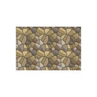 Коврик придверный ДЗ 78*120 см Декор Соты КС-16