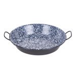 Протвень кругла Вг-Мікс 20 см з ручками №2 Чорна - Білий