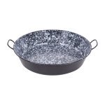 Протвень кругла Вг-Мікс 24 см з ручками №4 Чорна 