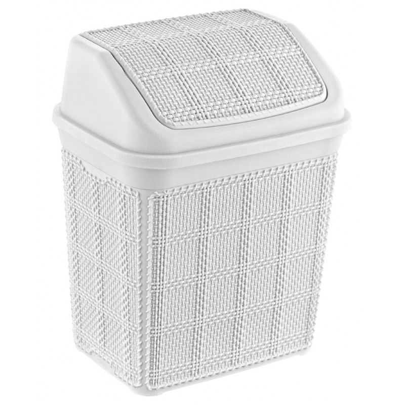 Відро з поворотною кришкою Akay Jute 5 л AK-586 - Зелений