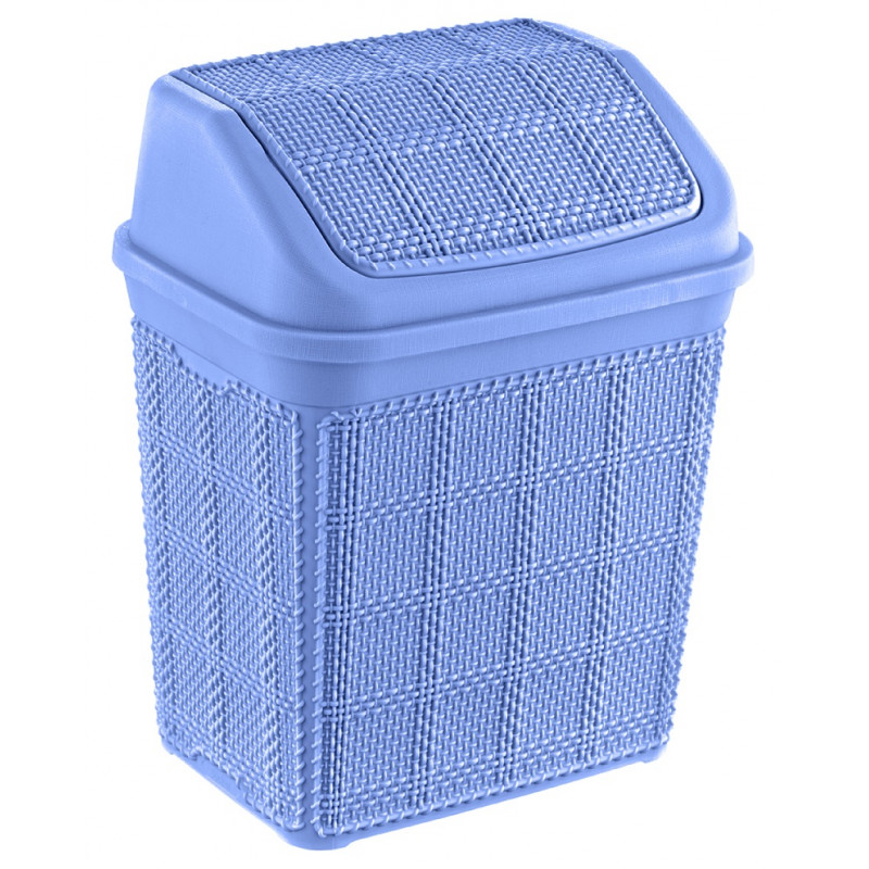 Відро з поворотною кришкою Akay Jute 5 л AK-586 - Зелений