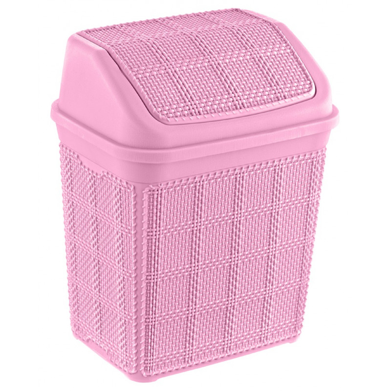 Відро з поворотною кришкою Akay Jute 5 л AK-586 - Зелений