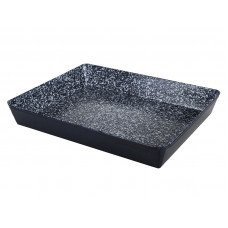 Протвень Вг-Мікс велика 39*31 Граніт Чорна