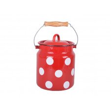 Бідон Idilia 3,3 л 0612/4 Білий горох Червоний 39751