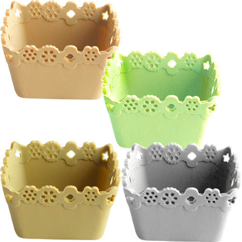 Форма для маффінів Ажур квадратна SNT а 5*5*3см Пастель 20132-П - Синій