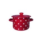 Каструля Idilia 5,5 л 1617/4 Полька Бордо 44459 - Cappuchino