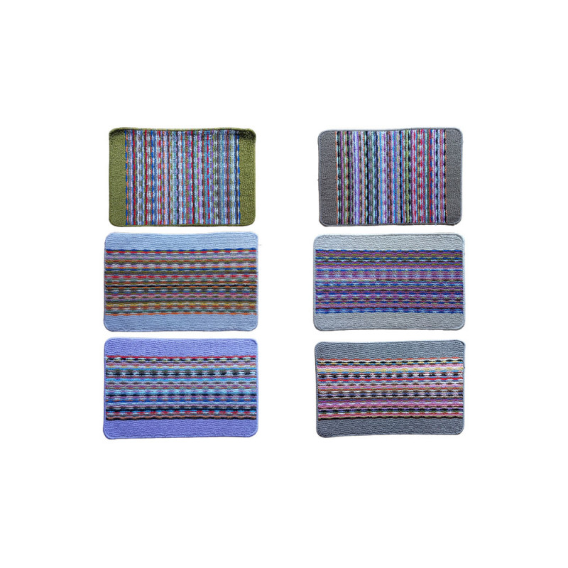 Килимок 40*60см прямокутний прорезиновий Букле Схід-М - Синій