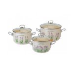 Набір каструль Idilia №1600 Лаванда 35550 - Coffee