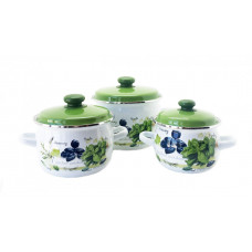 Набір каструль Idilia №948 Зелень Фреш 40575