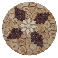 Подставка под горячее КМ 20*20 см большая Круг Декор