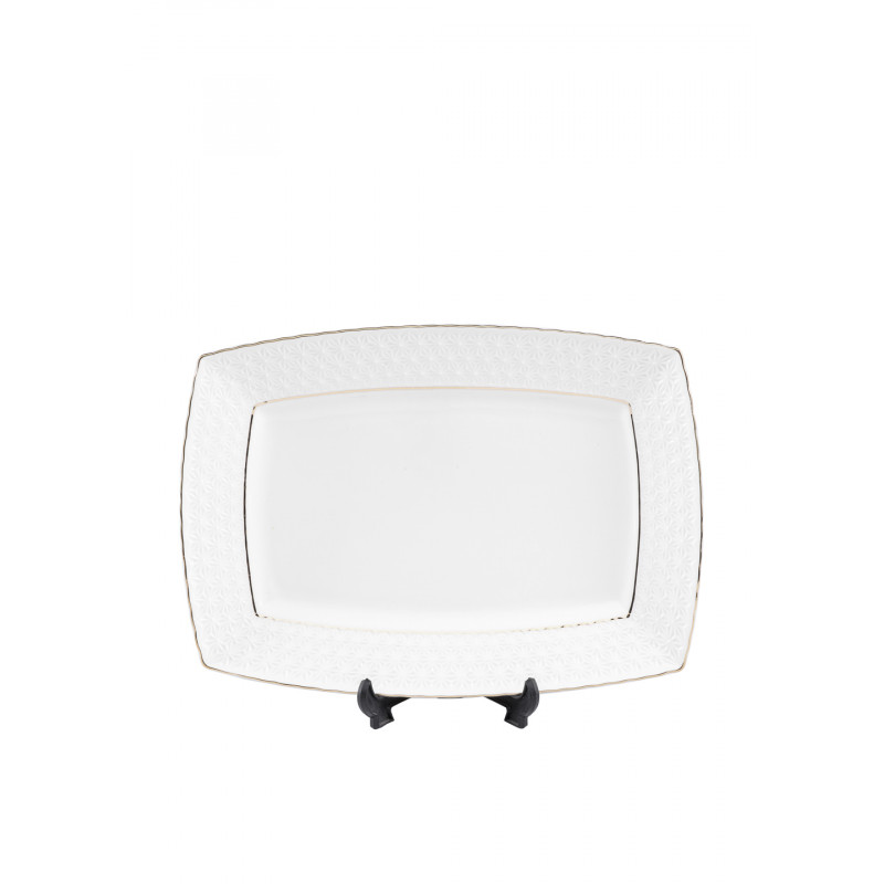 Тарілка фарфор Interos 7 прямокутна Снігова Королева 705718-А - Лагуна