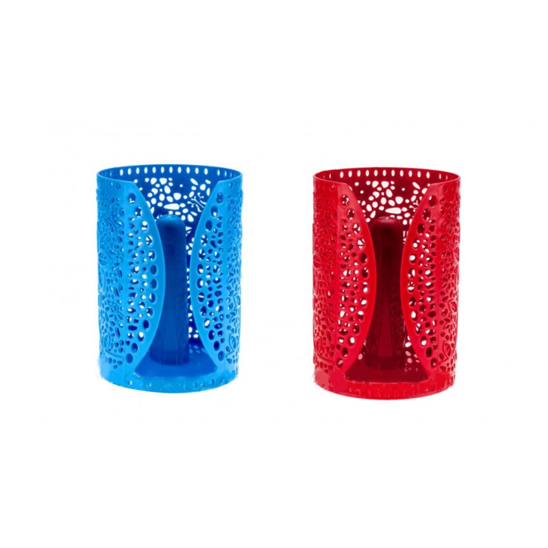 Тримач для паперових рушників R-plastic Мереживо  - Голубий