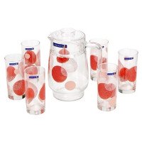 Набір для соку Luminarc 7 пр Constellation Red G8277