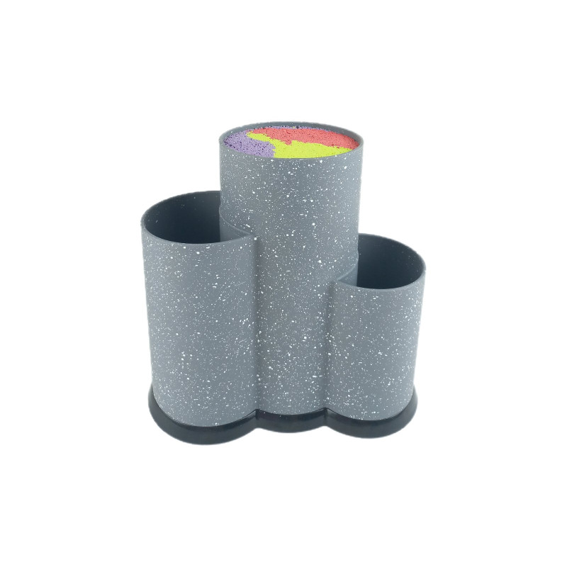 Підставка для ножів Empire кругла потрійна 220 мм 165 мм 130 мм EM-2450  - Синій