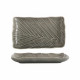 Блюдо прямокутне Limited Edition Leaf Grey B010787