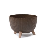 Горщик миса Ламела Рома Джампер EKO Coffee 47 см на ніжках 973