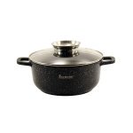 Каструля кругла 4,5 л Zauberg Чорний Мармур 0324-BL - White