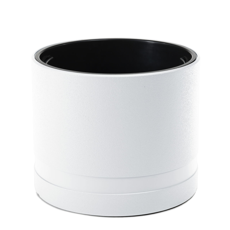 Горщик для квітів Ламела Кома циліндр 43 см 116 - Прозорий