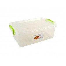 Контейнер Ал-пласт Elit із зажимами плоский 3 л  