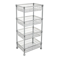 Полиця-етажерка Bursev Nostalgia 4-ярусна 5158 97