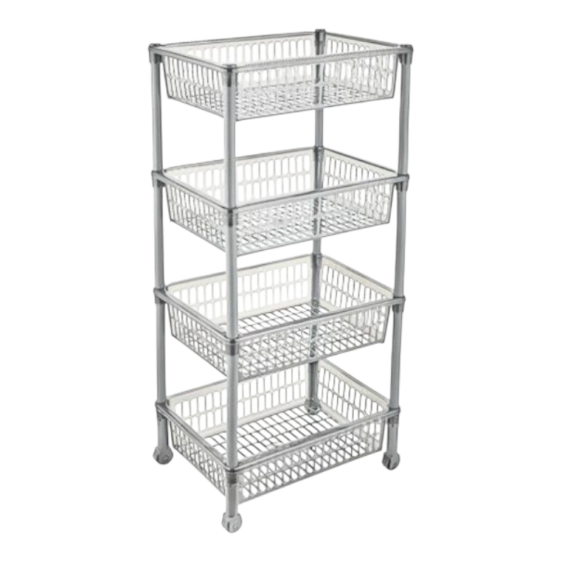 Полиця-етажерка Bursev Nostalgia 4-ярусна 5158 97 - Бордовий