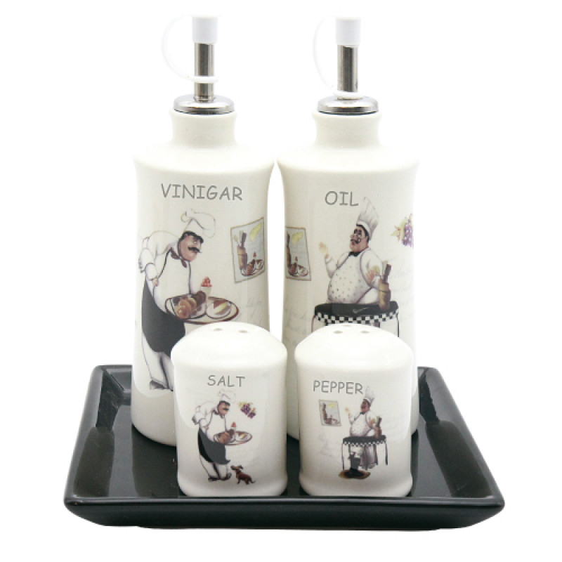 Набір на підставці SNT 5 пр Гурман 700-06-10 - Помаранчевий