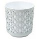 Горщик для квітів із вкладом Ламела Ацтек 19 см 791 - Білий/Білий