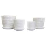 Горщик керамічний №4 Оріана Глянець Грація Хвиля 1 л - Blue