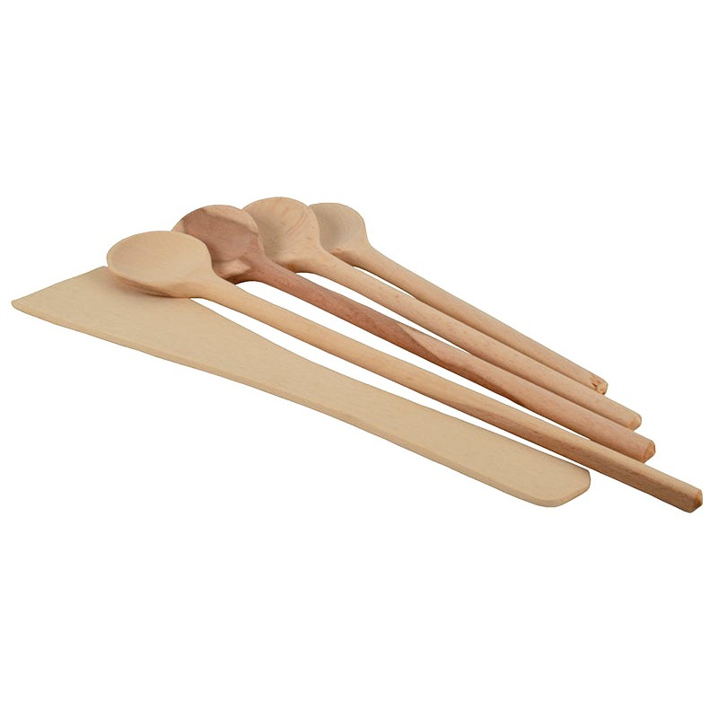 Набір дерев*яних ложок Вг-Мікс 5 пр Малий  - Синій