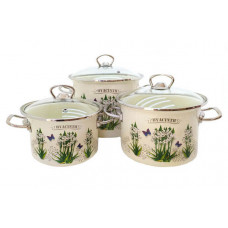 Набор кастрюль Idilia №1500 Лилак 40704