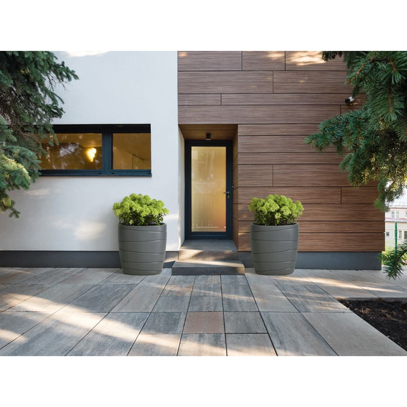 Горщик терасний Ламела Пасса 60*40*43 см з вкладом низький 853 - Тапе