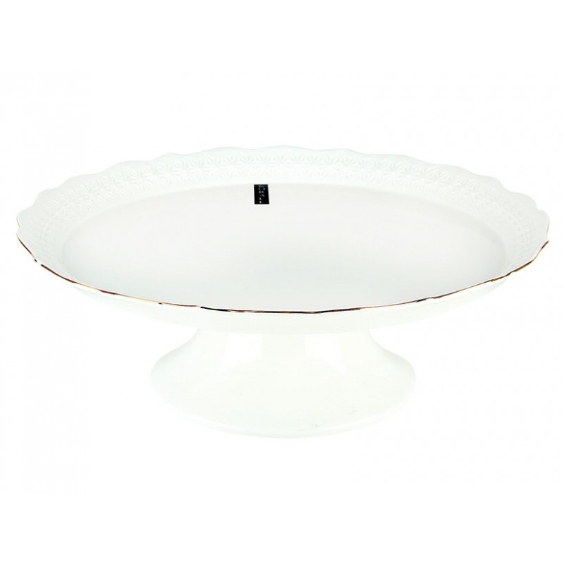 Блюдо на ніжці Interos 31 см Снігова Королева 0131-A   - Тапе