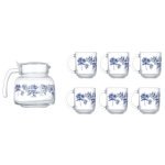 Набір для соку Luminarc 7 пр Altese Blue N6224 - Персиковий