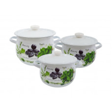 Набір каструль Idilia №792 Зелень Фреш 43825