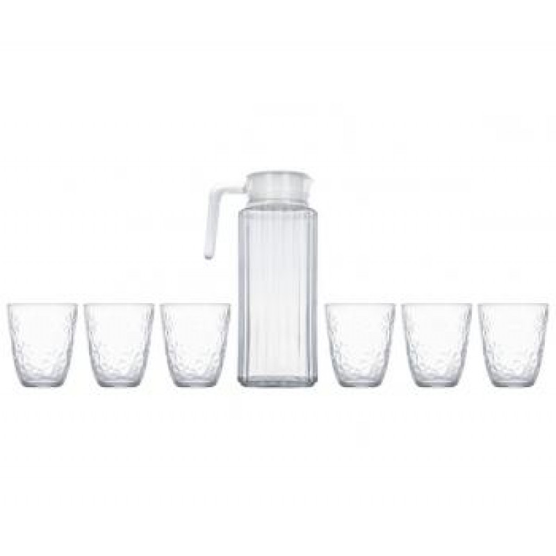 Набір для соку Luminarc 7 пр Neo Flower N5704 - Теракотовий