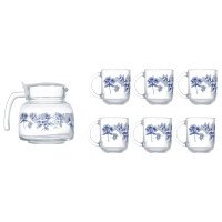 Набір для соку Luminarc 7 пр Altese Blue N6224