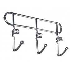 Планка з нержавійки на 3 гачки Вг-Мікс Спіраль 006282