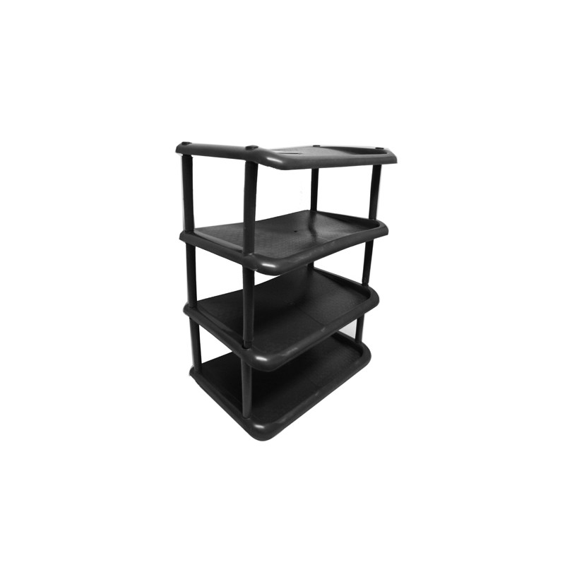 Полиця для взуття 4-ярусна R-plastic - Синій Прозорий