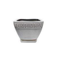 Набір горщиків КООП Данія 4 пр h-17/15/13/12 см Лабіринт Туман Сірий 0011