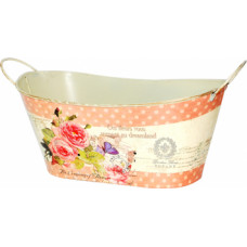 Кашпо-човник металеве Трояндові мрії 555-022-1