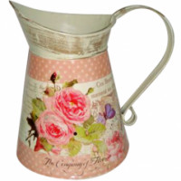 Глечик металевий декоративний Трояндові мрії 555-026