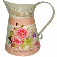 Глечик металевий декоративний Трояндові мрії 555-026