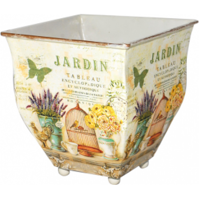 Кашпо-тюльпан металеве Прованс 555-037-3  - Пісковий