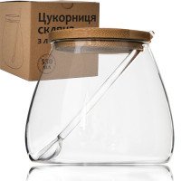 Цукорниця з ложкою SNT 580 мл 32242