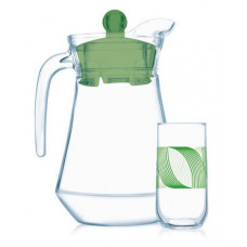 Набір для соку Luminarc 7 пр Bahamas Green Pings N9664