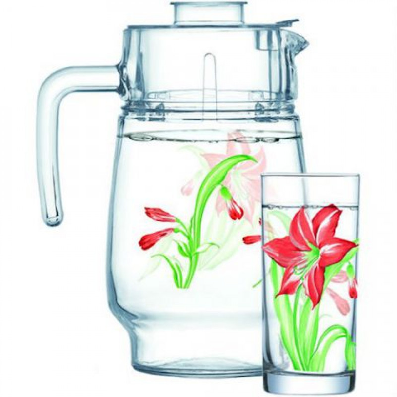 Набір для соку 7 пр Luminarc Amsterdam Iris N0955 - Лимони