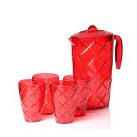 Набір для соку Herevin Venezia 1+4 Red 162005-001   