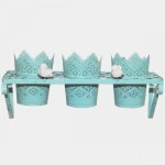 Стенд для квітів блакитний Прованс Антик 777-018 - Графіт