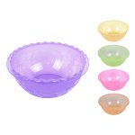 Миска Ал-пласт 3,5 л Декор Прозора - Персиковий